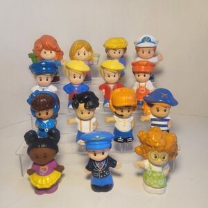 Fisher Price Little People Slim Figure Lot Of 15